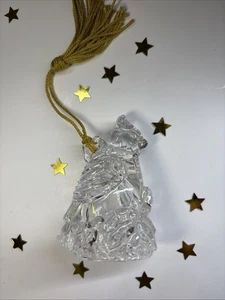 Cardinal Crystal Glass Made In Germany Bird Ornament W Tassel Hanger - Picture 1 of 4