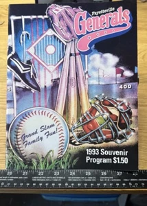 1993 Fayetteville Generals Minor League Baseball-Programm - unbespielt - Bild 1 von 4