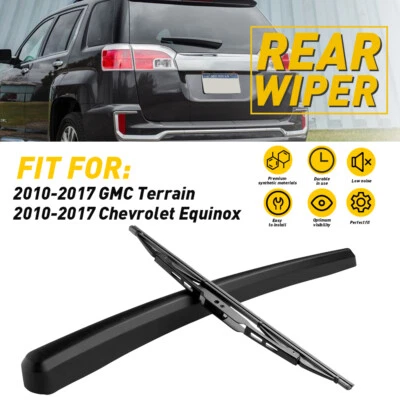 Window Windshield Wiper Arm & Blade Rear for 10-17 GMC Terrain Chevrolet Equinox - Image 1 of 4