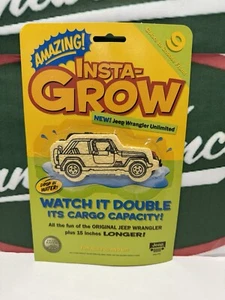 AMAZING INSTA-GROW Jeep Wrangler Unlimited Drop in Water Watch it Grow NIP. B1 - Picture 1 of 3