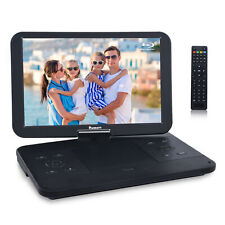 17.5" Tragbarer Blu-ray DVD Player 15.4" HD Bildschirm Heimkino 1080P HDMI AKKU