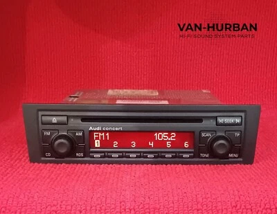AUTO RADIO REPRODUCTOR CD AUDI CONCERT 2 (+ CODIGO) REACONDICIONADO 1506244 - Imagen 1 de 4