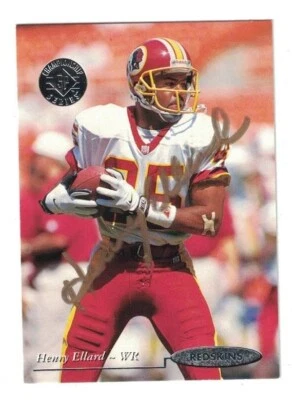 Henry Ellard Signed Autographed 1995 UD SP Championship  Series Card Redskins - Image 1 of 2