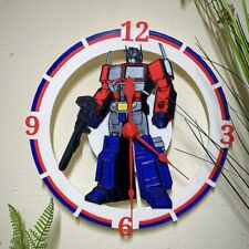 Acrylic TF Robot Inspired Wall Clocks