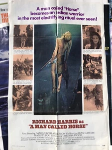 Ein Mann namens Pferd 1 Blatt Filmposter 27" x 41" Original Theaterbehang 70/68 - Bild 1 von 3
