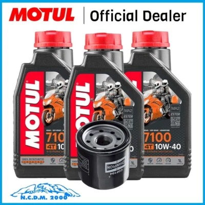 KIT TAGLIANDO YAMAHA MT-09 ABS 2014 2015 2016 2017 MOTUL 7100 10W40 FILTRO OLIO