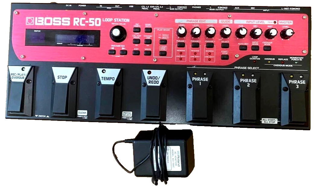 ギター BOSS RC50 るりの来福記録: BOSS Loop Station RC-50(ルーパー)を購入しました