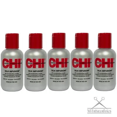 (€17,99/100ml) CHI Infra Silk Infusion 5x 15ml=75ml Haarpflege alle Haartypen - Bild 1 von 2