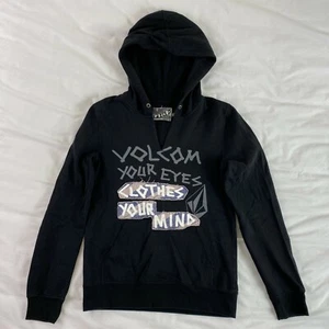Volcom Gr. Small Hoodie Kapuzenpullover Sweatshirt schwarz - Bild 1 von 4