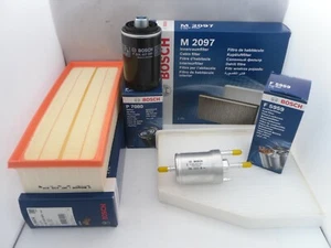 Audi TT 2.0 TFSI Service Kit Oil Air Fuel Cabin Filter 2008 to 2014 BOSCH - Picture 1 of 6