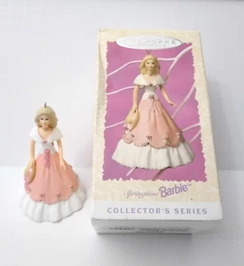 1997 Hallmark Springtime Barbie Christmas Keepsake Ornament - Picture 1 of 6