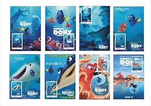 Buscando a Dory Disney 2022 8 hojas de recuerdo dibujos animados sin perforar Pixar - Imagen 1 de 1