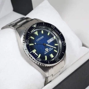 Citizen Promaster Automatic Blue Textured Dial Men's Diver Watch NY0129-58L - Picture 1 of 9