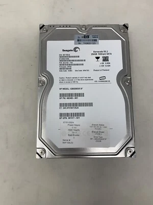 HP GB0250EAFJF 250GB 7.2K SATA-II 3.5" 482483-001 70224F1 - Image 1 of 2