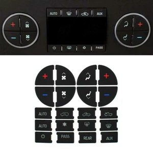 Peeling Radio AC Control Repair Button Stickers & AC Knobs Control For Chevy X4 - Picture 1 of 17