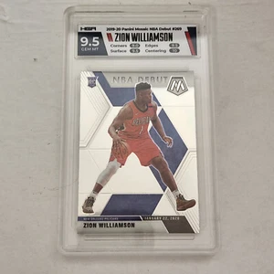 Zion Williamson 2019-20 Panini Mosaic NBA Debut base RC #269 HGA 9.5 Pelicans - Picture 1 of 6