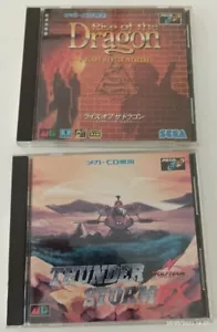 Thunderstorm FX e Rise of the dragons Sega Mega CD Megadrive MD NTSC JAP - Foto 1 di 5