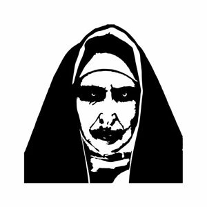 The Nun viny decal sticker horror conjouring annabelle Lorraine Ed Warren