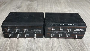 Tape Control Center Realistic 42-2105 3 Deck Black Lot Of 2 - Picture 1 of 7