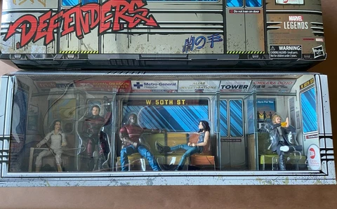Marvel Legends 6" Netflix Defenders SDCC Subway Iron Fist Luke Cage Jessica New Cover