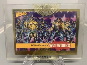 Wizard Magazine Image Promo Gold Foil Card Whilce Portacio Wetworks  - Picture 1 of 3
