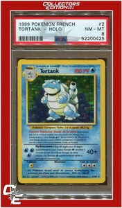 French 2 Tortank Holo PSA 8 - Picture 1 of 2
