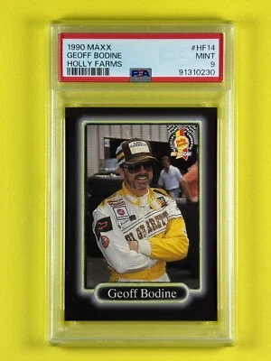 1990 Maxx Racing Holly Farms Geoff Bodine PSA 9 #HF14-Nascar - Image 1 of 2