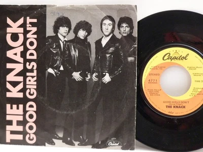 The Knack - Good Girls Don't - 7" Vinyl Record w/Picture sleeve - NM/VG+ - Image 1 of 2
