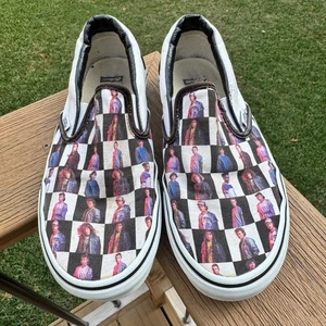Thrashed Vans Custom X Stranger Things Schachbrett Slipper W 7,5 M 6 - Bild 1 von 15