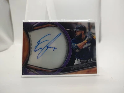 2018 Topps Tribute Tribute Auto Purple /50 Eric Thames #TA-ET Auto - Image 1 of 3