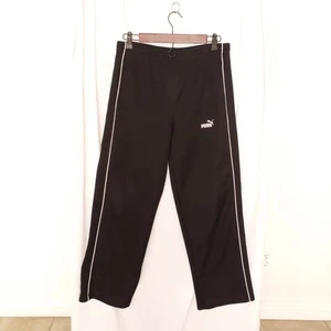 Puma Boys Black Breathable Straight with Pockets Athletic Sweatpants Size Large - Picture 1 of 17