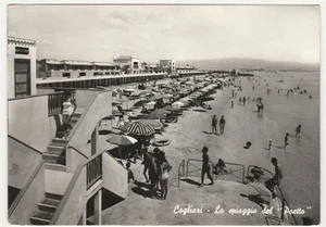 CAGLIARI - LA SPIAGGIA DEL POETTO - VIAGG. 1958 -25167- - Bild 1 von 1