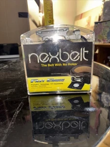 Cinturón de golf Nexbelt Fast Eddie X-Factor trinquete negro fibra de carbono - Nuevo en paquete - Imagen 1 de 5