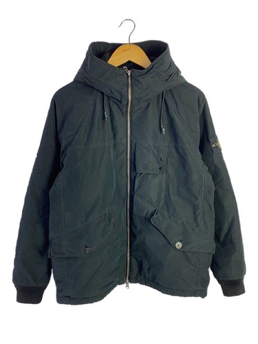 Giacca con cappuccio STONE ISLAND nera XL blusa poliestere senza tinture per indumenti #EG ADA