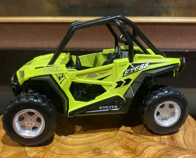 Excite Pullback Friction ATV 4 DieCast and Plastic EXC88 Green Pullback Toy - Image 1 of 4
