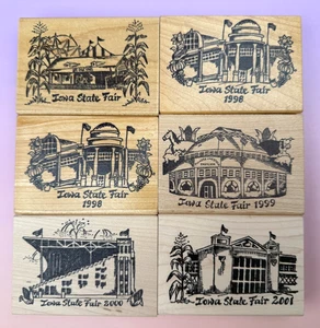 Vintage Iowa State Fair Rubberstamp Collection - Five Images - 1997 to 2001 - Picture 1 of 16