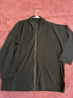 Chaqueta plisada con cremallera Homme Plissé Issey Miyake talla 3 - grande Foto 1 de 4
