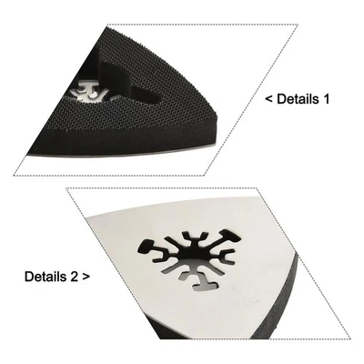 Triangular Sanding Pad for Oscillating Tool High Strength Metal Backing - Image 1 of 4