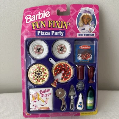 Кукла Barbie пицца вечеринки играть еда 1997 новый в коробке 67681 - Изображение 1 из 4