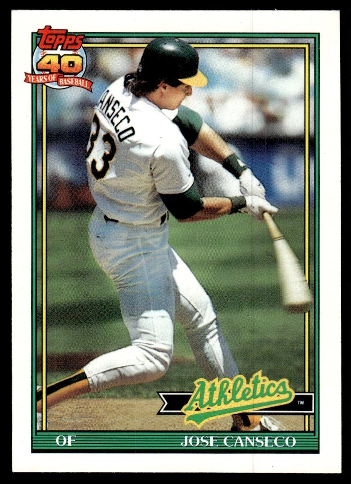 1991 O-Pee-Chee ! Jose Canseco Oakland Athletics #700 - Image 1 of 2