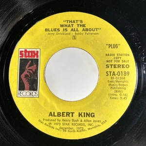 ALBERT KING That's What The Blues Is All About / I Wanna Get Funky (1973) STAX - Picture 1 of 2