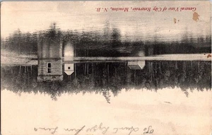 Cartolina Veduta Generale del Serbatoio della Città, Moncion N.B 1907 - Foto 1 di 2
