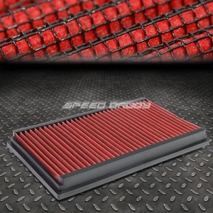 FOR JAGUAR S-TYPE/XF/XJR RED REUSABLE/WASHABLE DROP IN AIR FILTER PANEL - Bild 1 von 6