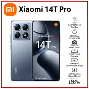 Xiaomi 14T PRO 512GB 12GB RAM New Sealed Unlocked Titan Blue UK Version Extras - Picture 1 of 19