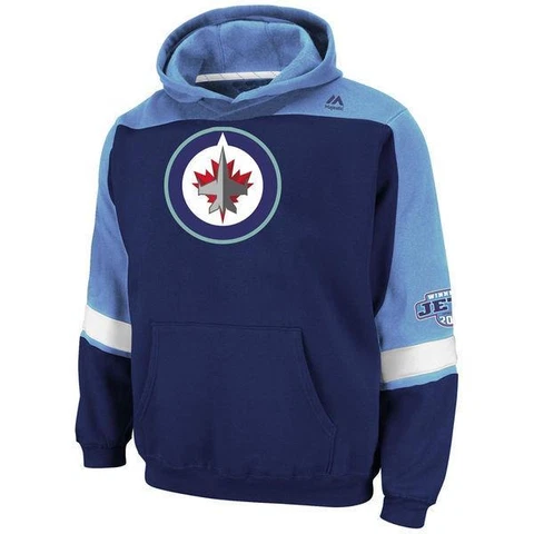 NWT Youth Winnipeg Jets NHL Majestic Lil’ Ice Classic Fleece Hoodie Cover