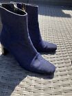 Trendy Russell And Bromley Heeled Denim Boots   Rrp 265