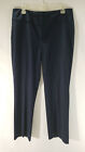 Womens Elle Pants Navy Blue With Tiny Dots Size 10 33 X 31
