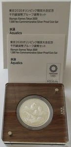 Japan 1000 Yen 2018 Olympiade Tokyo Aquatics 1 Oz Silber - Bild 1 von 3
