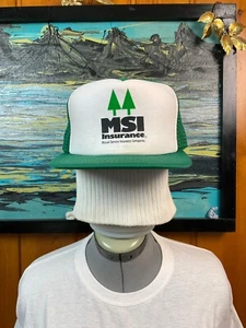 MSI Mutual Service Insurance Company SnapBack Trucker Hat Mesh Baseball Brimmed - Picture 1 of 12