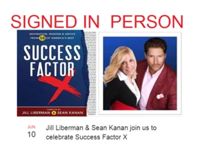 SIGNIERT Erfolgsfaktor X von Jill Liberman und Sean Kanan, signiert, neu - Bild 1 von 1